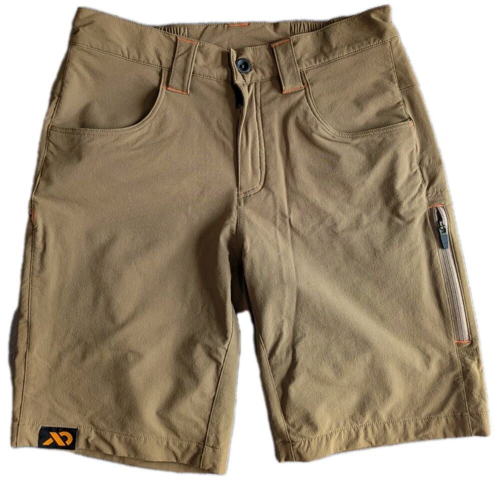 First Lite Corrugate Guide Shorts Men's Small Brown Stretch Nylon Hiking